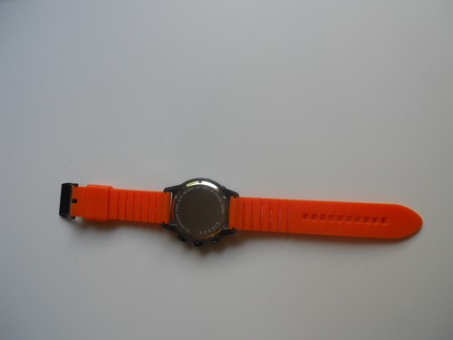 Fossil Chronograph men's orange Rubber band water-resist used wristwatch.CH-2540 - Picture 8 of 22