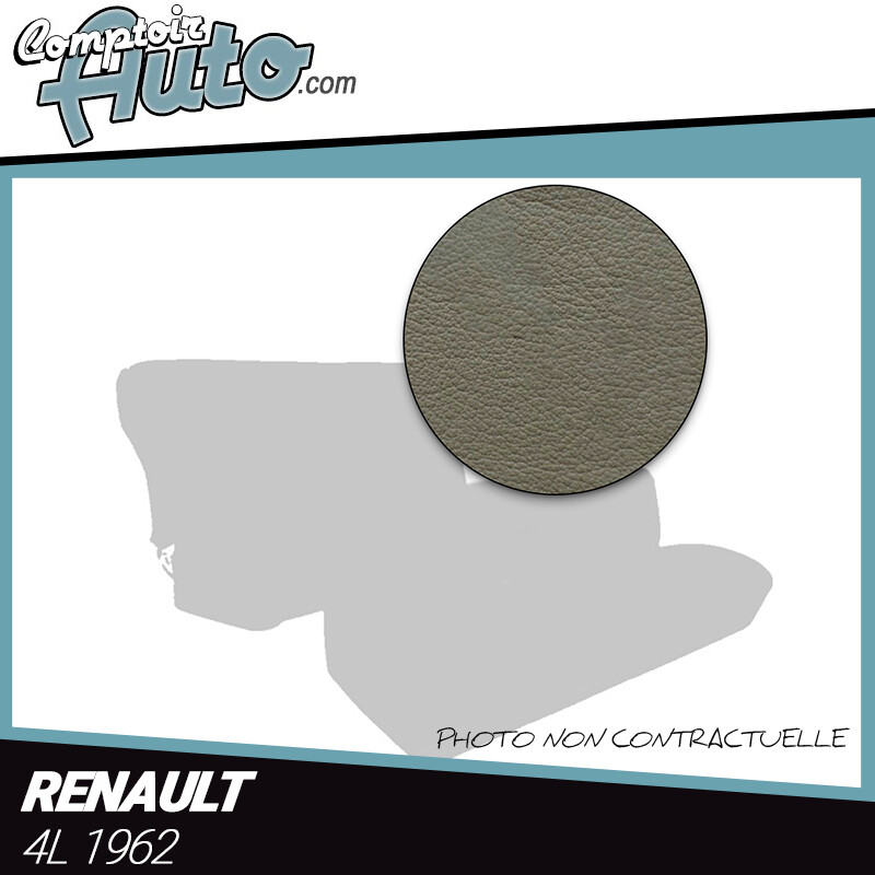Coiffes de banquette pour Renault 4L 1962 : le confort rétro en simili gris
