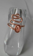 COPPER WIRE SNAKE RING