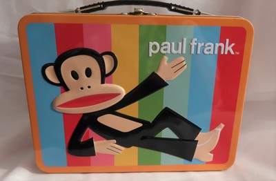 PAUL FRANK MONKEY METAL LUNCH BOX 9''X7'' VANDOR 2014