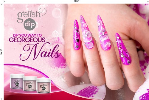 Salon 59 Perforated Mesh See-Through Window Vinyl Nails Gelish dip Horizontal - Picture 16 of 16