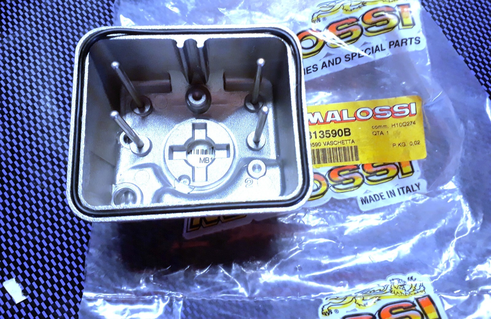 Cuve racing en alu Malossi pour carburateurs Dellorto PHBL PHBH VHST haute performance