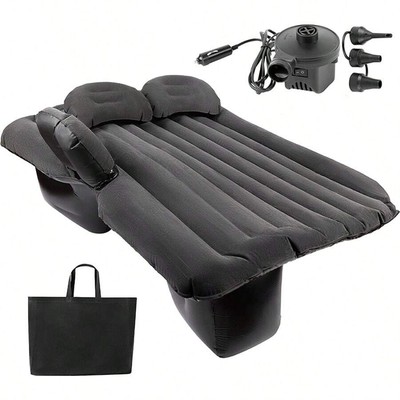 Watso-ZONETECH Zone Tech Inflatable Car Travel Air Mattress Back Seat Car Blow U