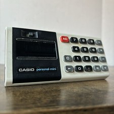 Vintage Casio Personal-Mini Electronic Calculator, Circa 1975 - Works