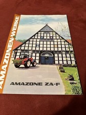 Prospekt  Original Amazone Düngerstreuer ZA-F Schlepper Brochure 1960er