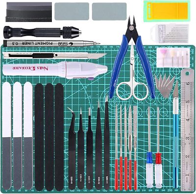 55Pcs Gundam Model Tools Kit For Hobby Building And Craft Set For Modelers