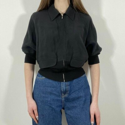 Jean Paul Gaultier Archive Short Bomber Jacket Size 40 | eBay