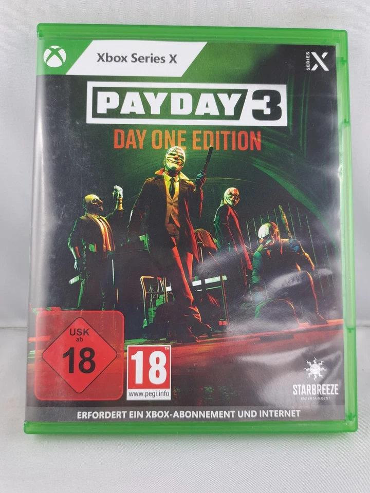 Xbox One / Series X Payday 3 Day One Edition Microsoft XboxOne OVP, Foto 1 von 3