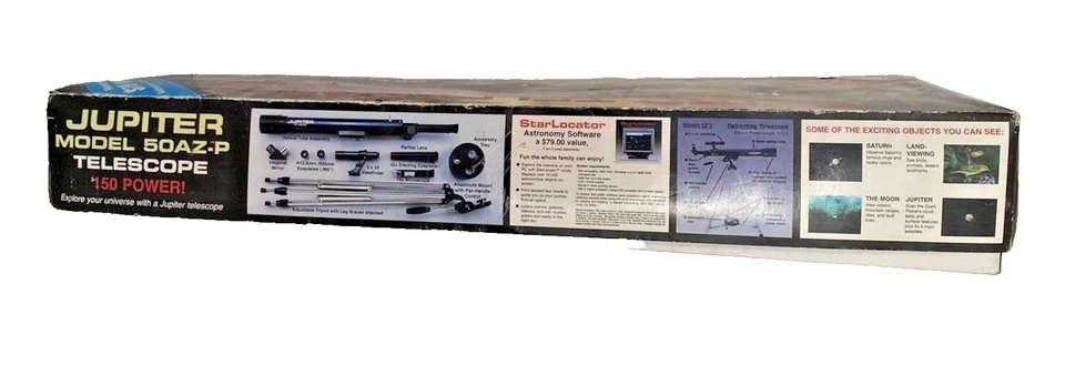 MEADE 50AZ-P Jupiter 50mm 150 Power Altazimuth Refracting Telescope - Image 3 of 4