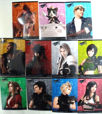 Final Fantasy VII Rebirth x Animate Bromide Card Cloud Tifa Barret Aerith Yuffie