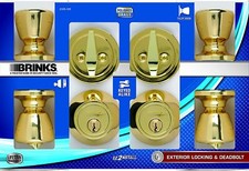 BRINKS KEYED ENTRY & DEADBOLT LOCK SET Tulip ...