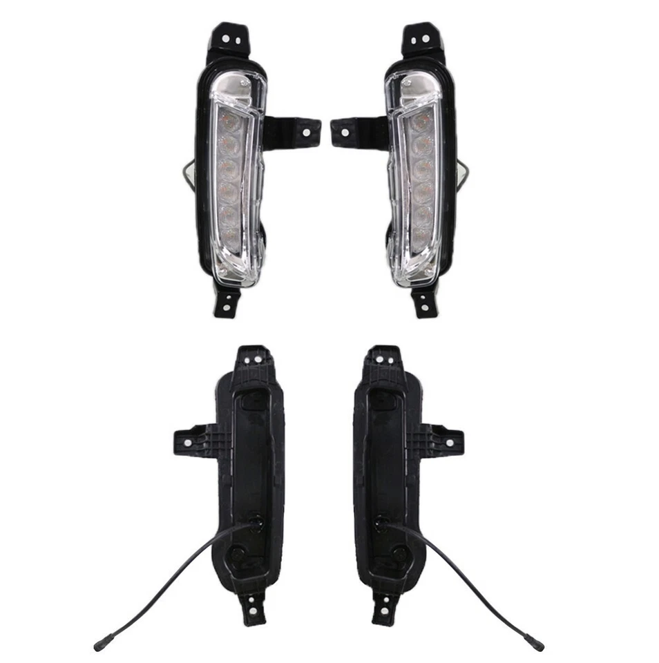 Car Daytime Driving Running Light w/Turn Signal DRL Fits Suzuki Vitara 2015-2018 Foto 4 de 4