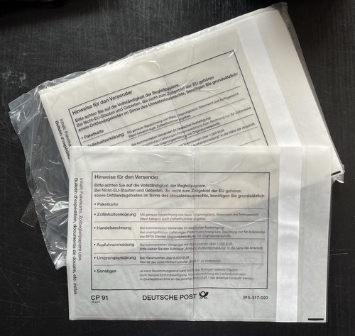 50 shipping bags inch CP91 Deutsche Post 915-317-000 DHL [915-317-020" - Picture 2 of 2