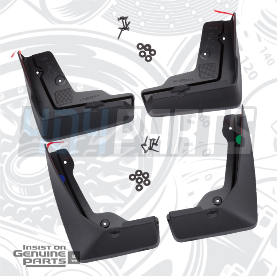 20172022 Cadillac XT5 Front & Rear Splash Guards Mud Flaps GENUINE GM eBay