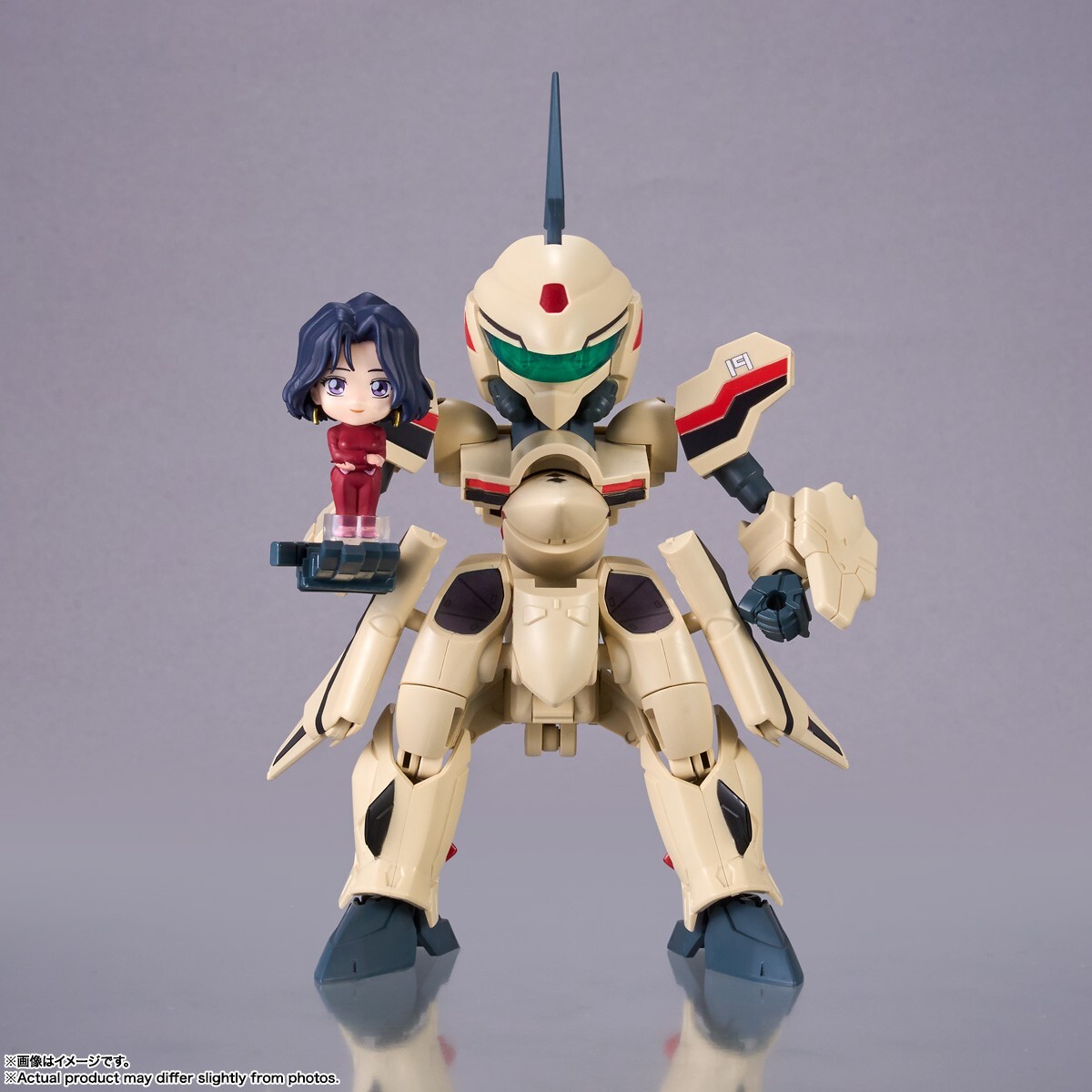 BANDAI TINY SESSION MACROSS YF-19 (ISAMU ALVA DYSON USE) WITH