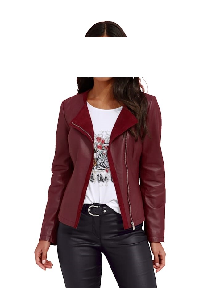 Lederjacke Heine Leichte Jacken Bordeaux Lederjacken Von Heine