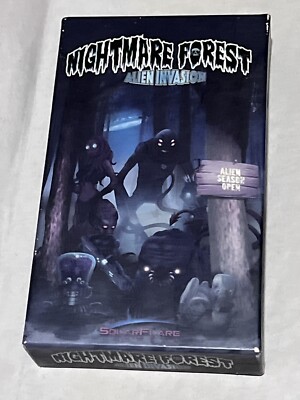 Nightmare Forest: Alien Invasion Board Game 2017 SolarFlare Games Sealed New
