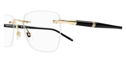 MONTBLANC Mont Blanc MB0346O 001 53mm Brille Fassung - 第 3/4 張圖片