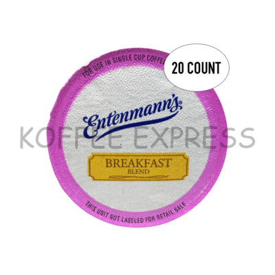  Breakfast Blend  ENTENMANN'S COFFEE K CUPS FOR 20 CT Breakfast Blend 