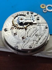 VINTAGE 18 SIZE 21 JEWEL HAMPDEN THE DUEBER WATCH CO MODEL 3 POCKET WATCH PARTS