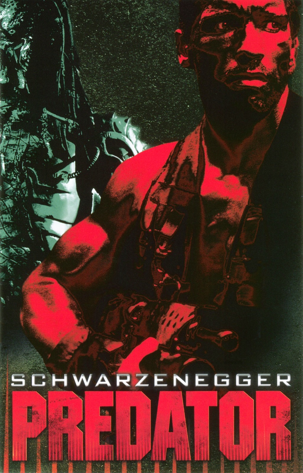 PREDATOR  Movie Poster Horror Sci Fi Alien SCHWARZENEGGER
