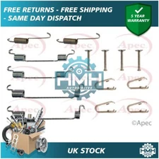 Fits Toyota Corolla 1.4 1.6 1.9 D Brake Shoes Fitting Kit Rear Poppy