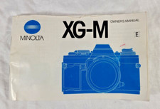 Minolta XG-M Owners Manual