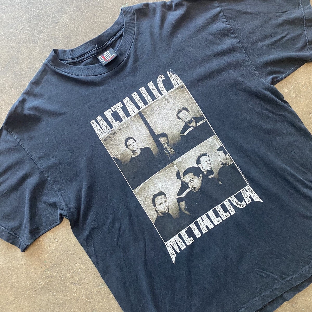 Vintage 90s Metallica Band T Shirt Giant Tag XL Tour Shirt Concert 