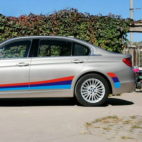 Graphics Tricolor 2Sides Decal Car Sticker Kit For Bmw X6 Racing Stripe Vinyl - Bild 6 von 8