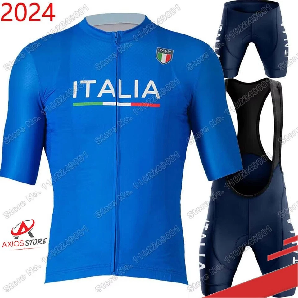 CYCLING KIT ITALY TEAM Jersey Shorts Outfit Clothing - Image 2 of 4