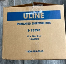 ULINE S-13393 Insulated Foam Shipping Kit - 17"x10"x8 1/4" - 1 per carton - NEW