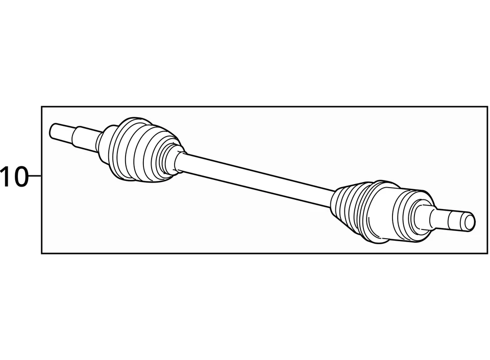 适合 2011 - 2013 福特林肯边缘 MKX 轴 ASY - 后轴 BT4Z4K139A - 全新原始设备制造商 — 第 4/4 张图片