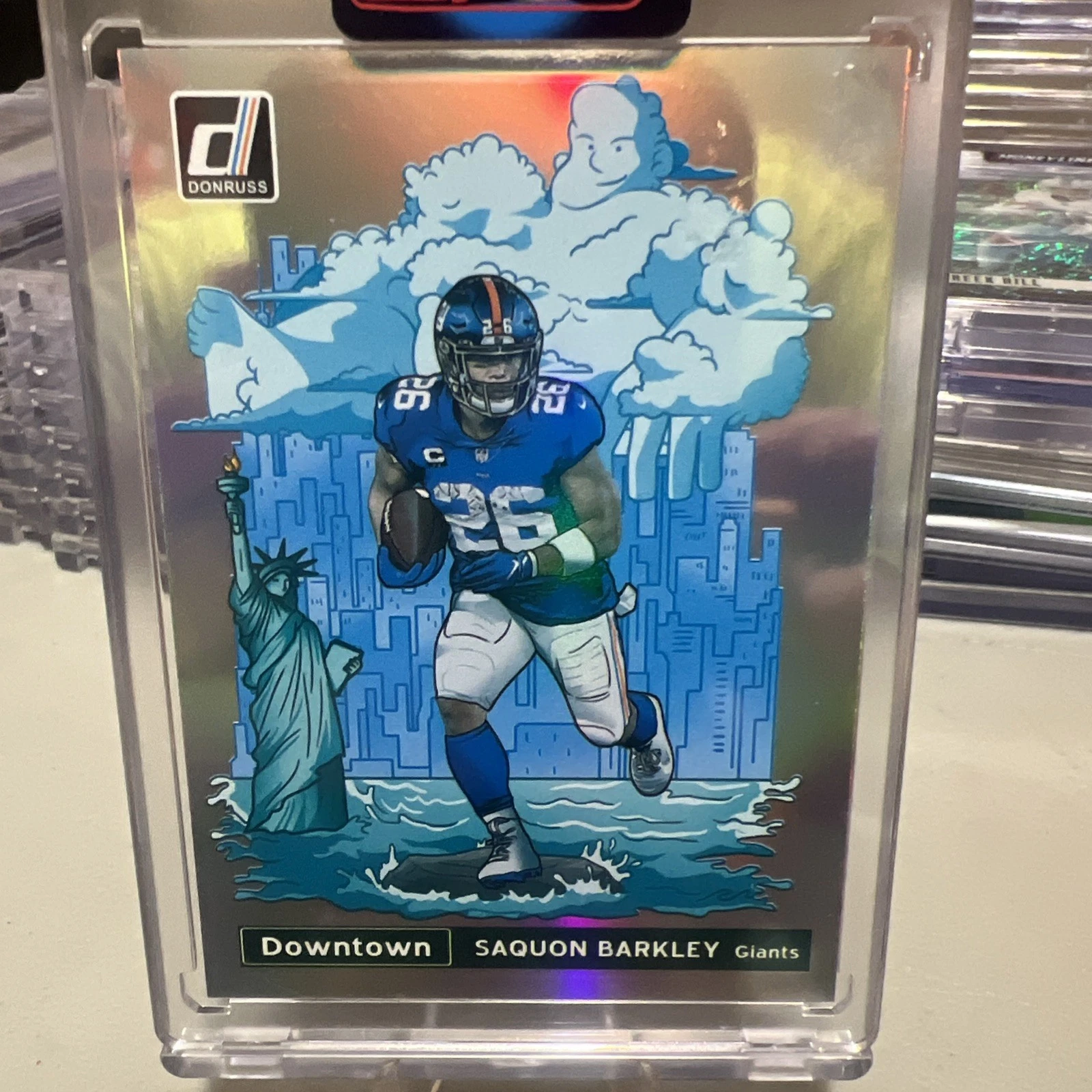 2021 Panini Donruss - Downtown! Saquon Barkley #DT-6