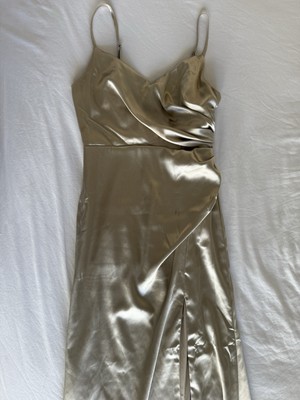 Birdy Grey Champagne Bridesmaid Dress. Size Small. With Once