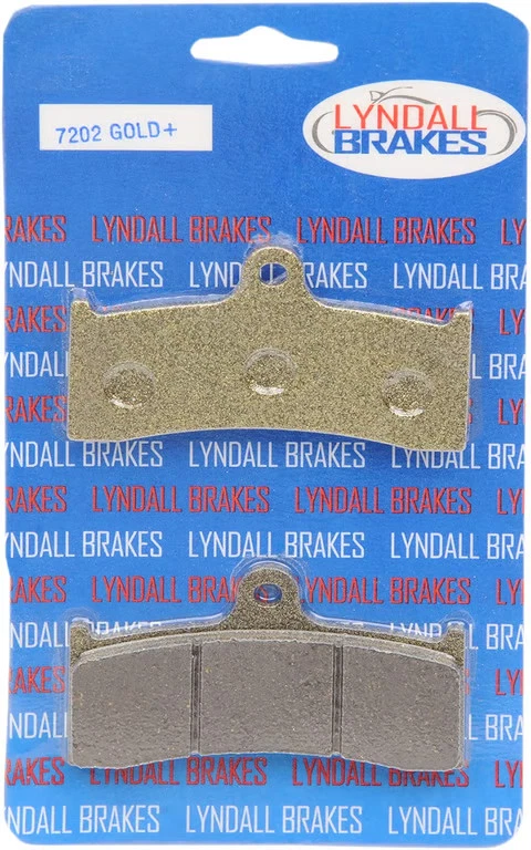 Pastilla de freno Lyndall Racing Brakes Llc dorada + Pm 6Pst 7202GPLUS 7202-GPLUS 1720-0049 Foto 3 de 4