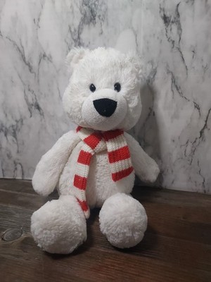 14  Aurora World Teddy Bear White Floppy Stuffed Animal SUPER SOFT Lovey Toy