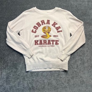 Cobra Kai Karate Sweatshirt Men's Size Medium Est 1984 Los Angeles Crewneck
