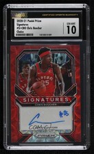2020-21 Panini Prizm Signatures Choice Chris Boucher CSG 10 Gem Mint Auto 0gt4
