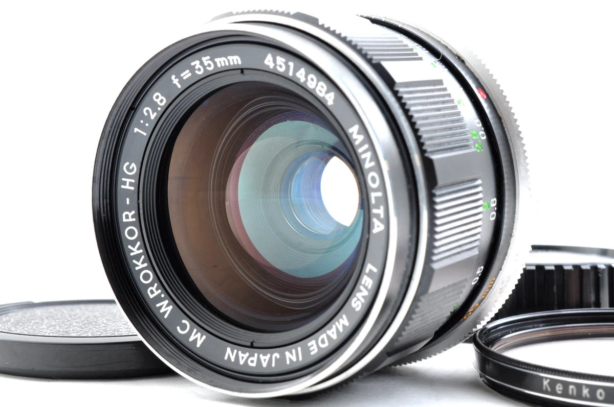 Minolta MD W.ROKKOR 35mm f/2.8 【R95】 Minolta 35mm Focal f/2.8 Camera Lenses for sale | eBay