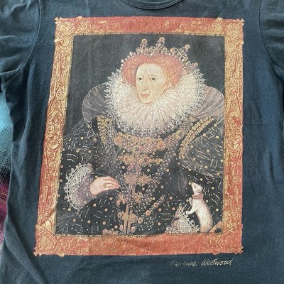 Vivienne Westwood Couture Rare Vintage 90s Queen Elizabeth T-shirt