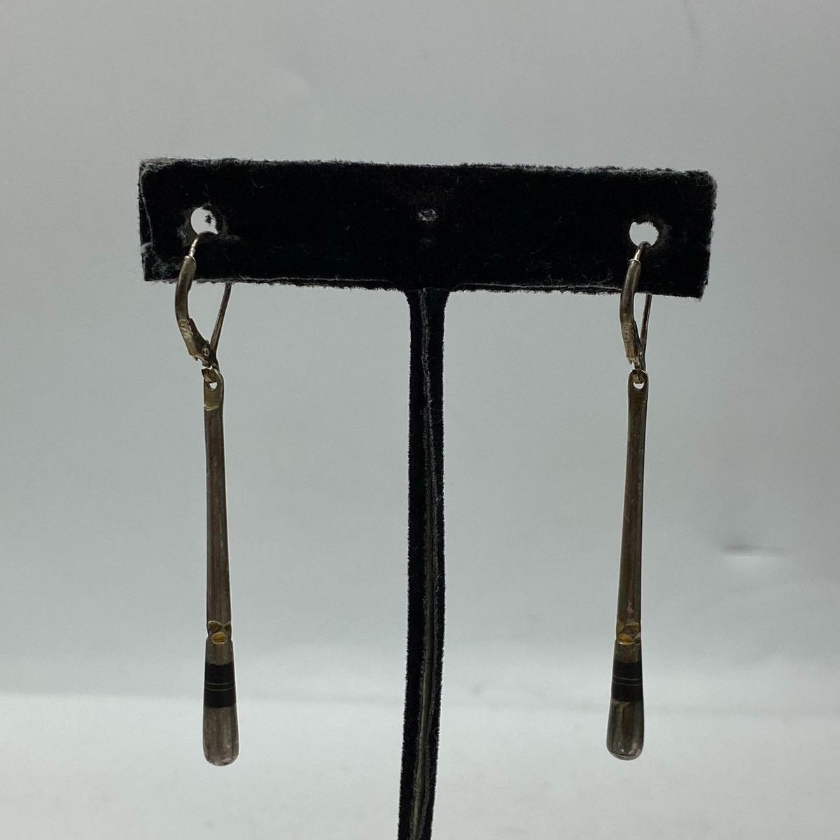 Sterling Silver Dangle Earring Bundle 2pcs 10.4g - image 4