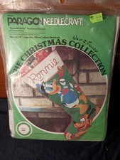 Vintage Paragon Needlecraft Disney The Christmas Collection Donald Duck stocking
