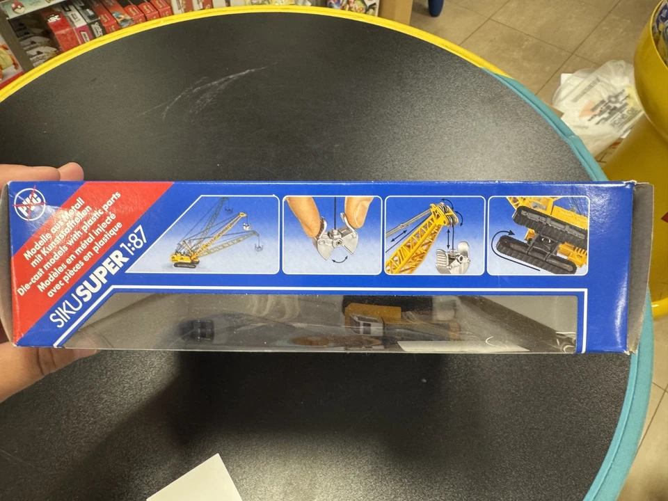 SIKU SUPER 1891 - modellino 1:87 - ESCAVATORE A CAVO LIEBHERR - NUOVO -SIGILLATO - Immagine 4 di 4