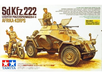 Tamiya - Sd.Kfz. 222 Leichter Panzerspähwagen 4X4 Afrika-Korps 1/35 35286