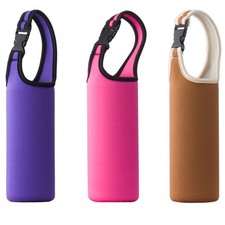 Water Bottle Carrier 16oz-21oz Neoprene Sleeve Cup Holder Pouch with Handle