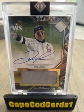 JOSE TREVINO 2025 TOPPS TRANSCENDENT WORLD SERIES PATCH AUTO /25 WSAR-JT YANKEES