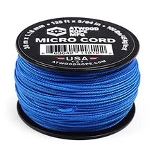 Atwood Rope MFG Micro Utility Cord 1.18mm X 125ft Reusable Spool (Blue)