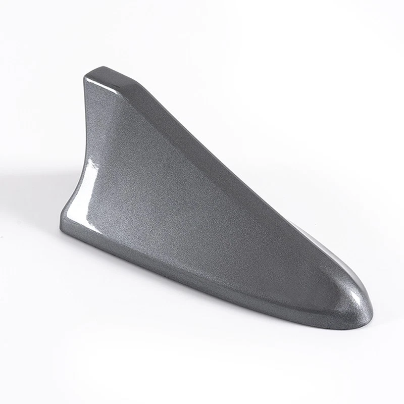 Cubierta de antena de aleta de tiburón gris plateado para Kia Optima 2014-2020 techo aéreo gris Foto 4 de 4