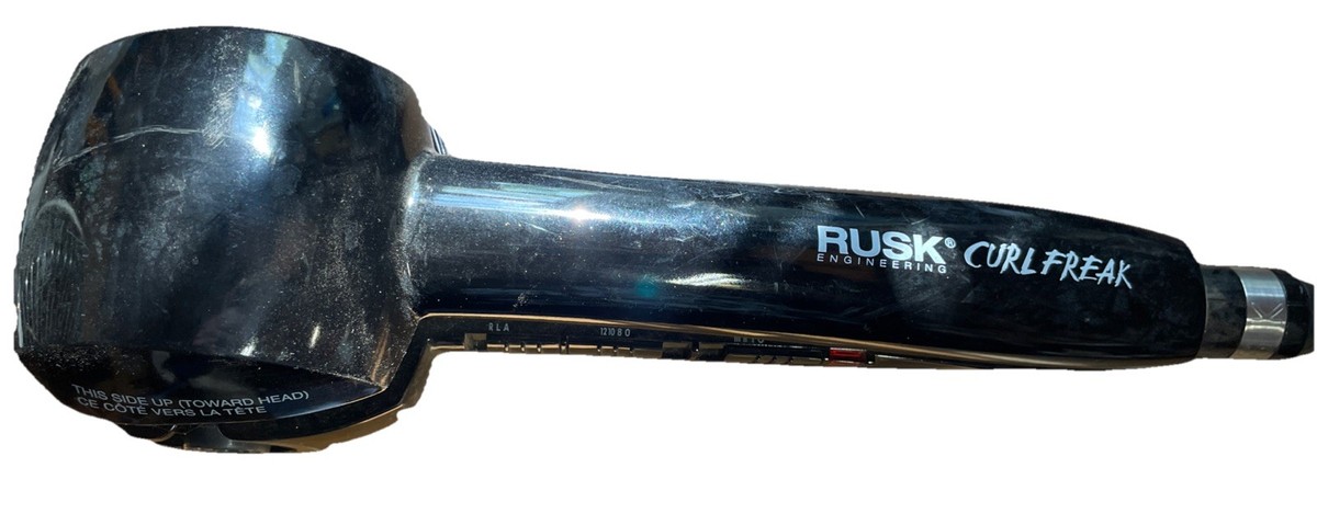 RUSK Engineering Curl Freak Professional Automatic Curler Styling Tool In Box RUSK Black Hair Straighteners & Curling Irons for sale | eBay main image 4