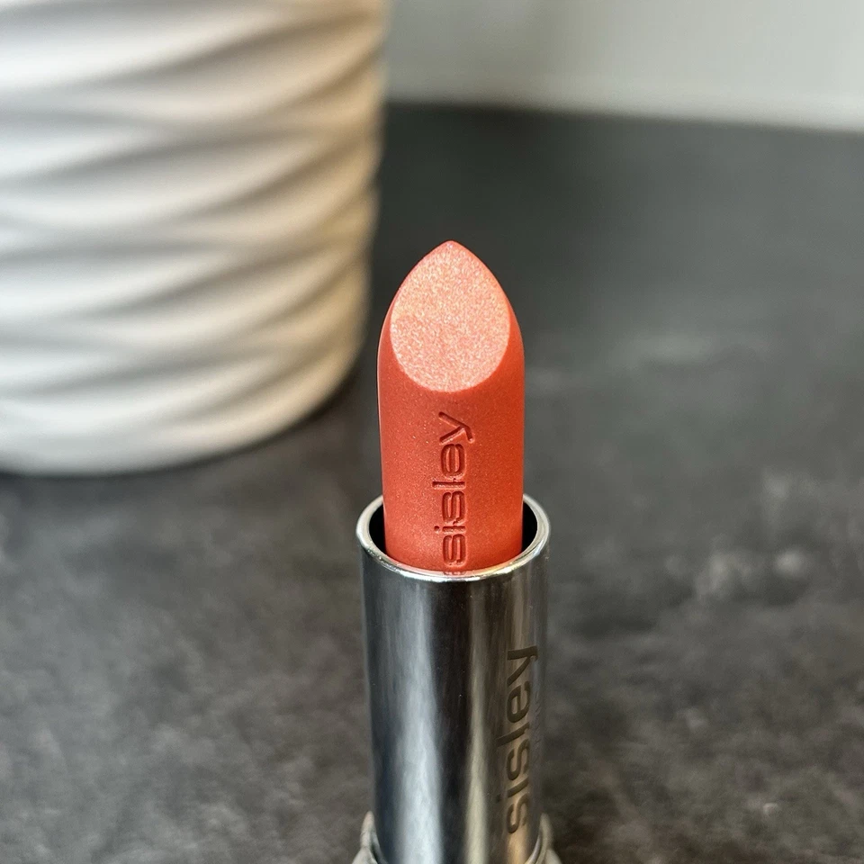 NEW Sisley Phyto Lip Shine Full Size Lipstick 3 SHEER ROSE Retired Color - Image 2 of 4